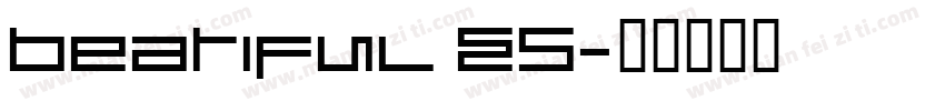 beatiful ES字体转换